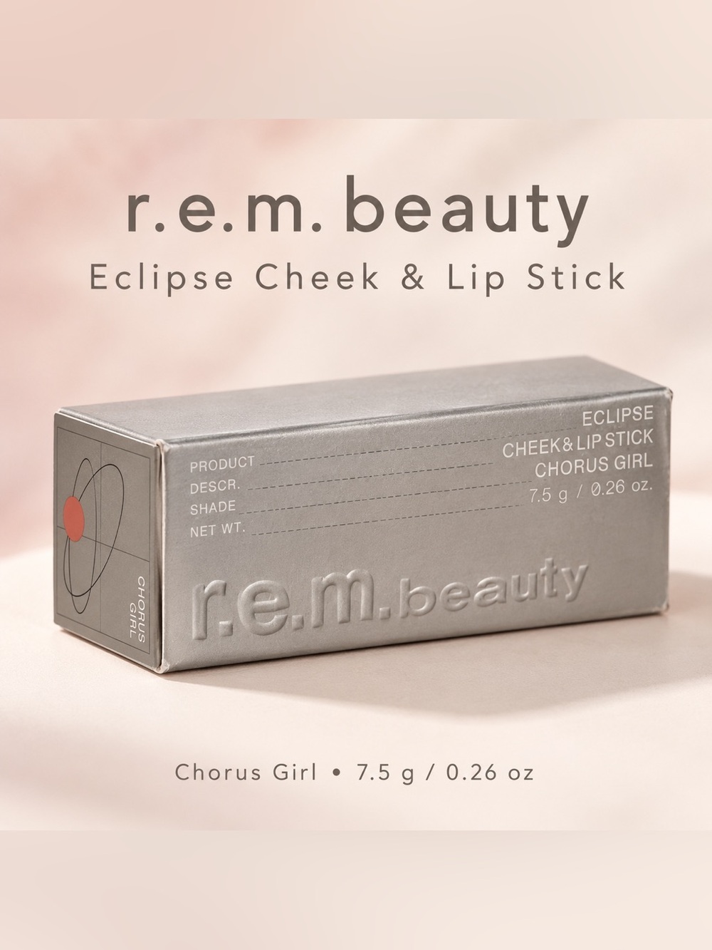 r.e.m. beauty Eclipse Cheek & Lip Stick – Chorus Girl – 7.5g